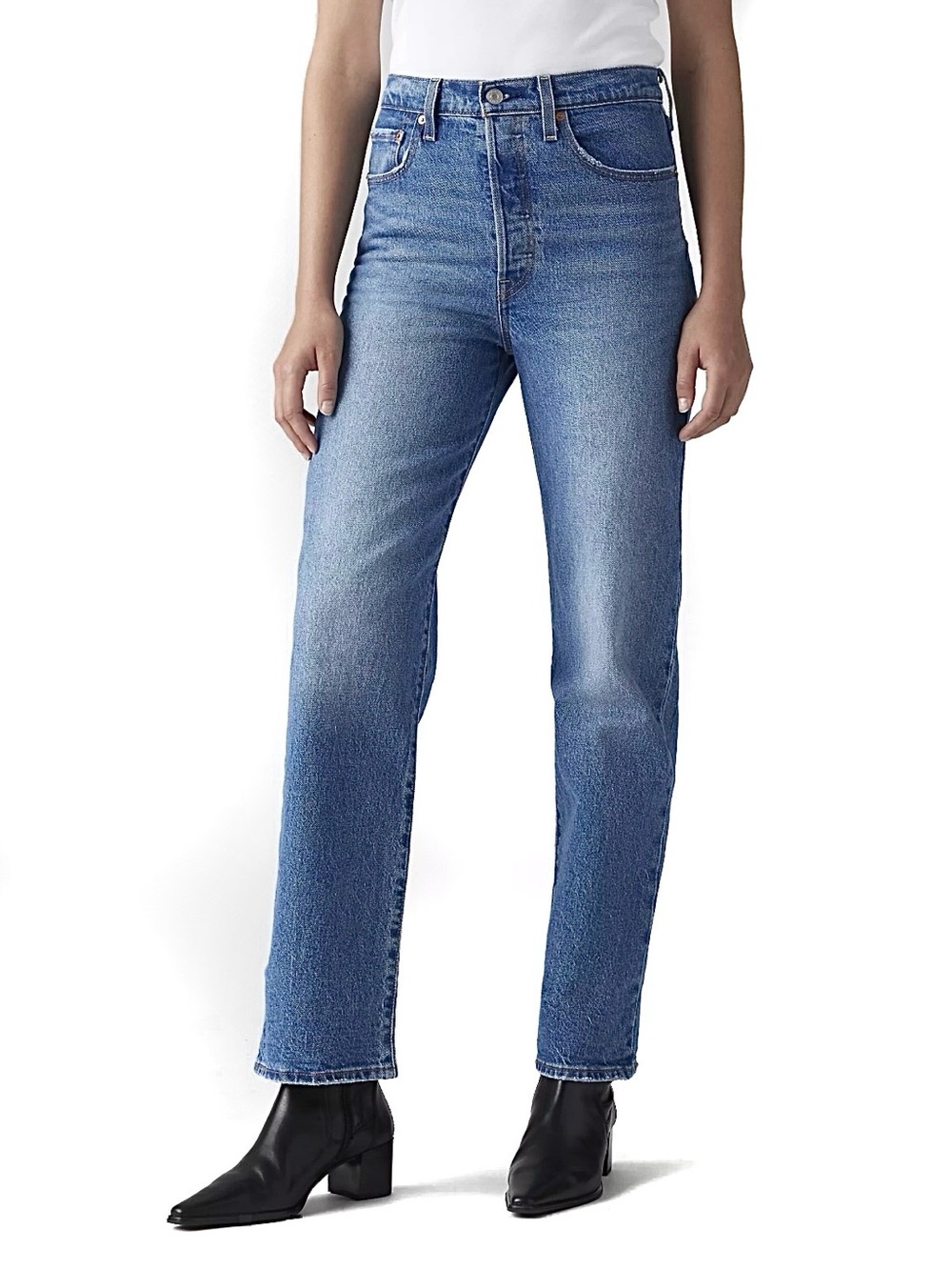 Levi’s Ribcage Straight Ankle Jeans Denim
34